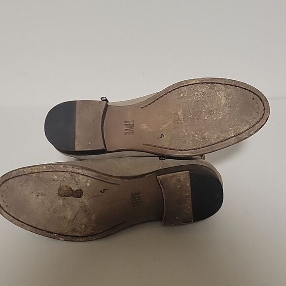 Frye Carly Zip Suede Ankle Boots - Picture 10 of 11